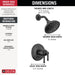 T17T284-BL Bathroom/Bathroom Tub & Shower Faucets/Shower Only Faucet Trim