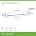 563TB18 Bathroom/Bathroom Accessories/Towel Bars