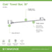 563TB18 Bathroom/Bathroom Accessories/Towel Bars