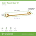 563TB18BBZ Bathroom/Bathroom Accessories/Towel Bars
