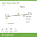 563TB24 Bathroom/Bathroom Accessories/Towel Bars