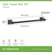 563TB24MB Bathroom/Bathroom Accessories/Towel Bars