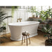 AST421-MWH Bathroom/Bathtubs & Showers/Freestanding Tubs