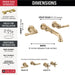 T3584LF-CZ-PR-LHP-WL Bathroom/Bathroom Sink Faucets/Wall Mounted Sink Faucets