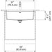 MAG11029-SLG Kitchen/Kitchen Sinks/Undermount Kitchen Sinks