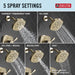 T14476-CZ-PR Bathroom/Bathroom Tub & Shower Faucets/Tub & Shower Faucet Trim
