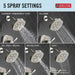 T14476-SS-PR-LHD Bathroom/Bathroom Tub & Shower Faucets/Tub & Shower Faucet Trim