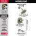 T144766-SS-PR Bathroom/Bathroom Tub & Shower Faucets/Tub & Shower Faucet Trim