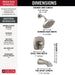T17476-SS-PR Bathroom/Bathroom Tub & Shower Faucets/Tub & Shower Faucet Trim