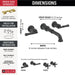 T3584LF-BLLHP-WL Bathroom/Bathroom Sink Faucets/Wall Mounted Sink Faucets