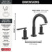 35442-BLMPU-DST Bathroom/Bathroom Sink Faucets/Widespread Sink Faucets