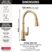 9190TL-CZ-DST Kitchen/Kitchen Faucets/Pull Down Spray Faucets
