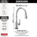 9190TL-DST Kitchen/Kitchen Faucets/Pull Down Spray Faucets