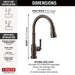 9190TL-RB-DST Kitchen/Kitchen Faucets/Pull Down Spray Faucets