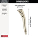59421-SS-PR-PK Bathroom/Bathroom Tub & Shower Faucets/Handshowers