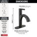 15749LF-BLPD Bathroom/Bathroom Sink Faucets/Single Hole Sink Faucets