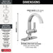 15855LF Bathroom/Bathroom Sink Faucets/Single Hole Sink Faucets
