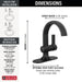 15855LF-BL Bathroom/Bathroom Sink Faucets/Single Hole Sink Faucets