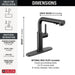 16879-BL-DST Kitchen/Kitchen Faucets/Pull Out Spray Faucets