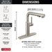 16879-SS-DST Kitchen/Kitchen Faucets/Pull Out Spray Faucets