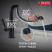 16943-BL-DST Kitchen/Kitchen Faucets/Pull Out Spray Faucets