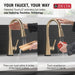 19802TLZ-CZ-DST Kitchen/Kitchen Faucets/Pull Down Spray Faucets