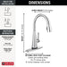 19802TLZ-DST Kitchen/Kitchen Faucets/Pull Down Spray Faucets