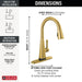 19802TLZ-GB-DST Kitchen/Kitchen Faucets/Pull Down Spray Faucets