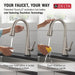 19802TLZ-SP-DST Kitchen/Kitchen Faucets/Pull Down Spray Faucets