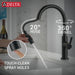 19867LF-GZ Kitchen/Kitchen Faucets/Pull Down Spray Faucets