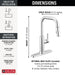19868LF Kitchen/Kitchen Faucets/Pull Down Spray Faucets