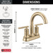 25442-CZMPU-DST Bathroom/Bathroom Sink Faucets/Centerset Sink Faucets