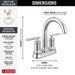 25442-MPU-DST Bathroom/Bathroom Sink Faucets/Centerset Sink Faucets