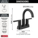 25749LF-BLPD Bathroom/Bathroom Sink Faucets/Centerset Sink Faucets