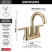 25749LF-CZPD Bathroom/Bathroom Sink Faucets/Centerset Sink Faucets