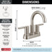 25749LF-SS Bathroom/Bathroom Sink Faucets/Centerset Sink Faucets