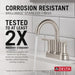 25749LF-SS Bathroom/Bathroom Sink Faucets/Centerset Sink Faucets