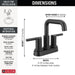 25849LF-BL Bathroom/Bathroom Sink Faucets/Centerset Sink Faucets