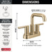 25849LF-CZ Bathroom/Bathroom Sink Faucets/Centerset Sink Faucets