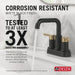 25849LF-GZ Bathroom/Bathroom Sink Faucets/Centerset Sink Faucets