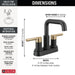 25849LF-GZ Bathroom/Bathroom Sink Faucets/Centerset Sink Faucets