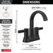 25855LF-BL Bathroom/Bathroom Sink Faucets/Centerset Sink Faucets