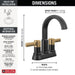 25855LF-GZ Bathroom/Bathroom Sink Faucets/Centerset Sink Faucets