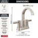 25855LF-SP Bathroom/Bathroom Sink Faucets/Centerset Sink Faucets