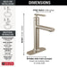 5442-SSMPU-DST Bathroom/Bathroom Sink Faucets/Single Hole Sink Faucets