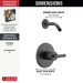 T14242-BLLHD Bathroom/Bathroom Tub & Shower Faucets/Shower Only Faucet Trim