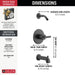 T14442-BLLHD Bathroom/Bathroom Tub & Shower Faucets/Tub & Shower Faucet Trim