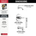 T14442-LHD Bathroom/Bathroom Tub & Shower Faucets/Tub & Shower Faucet Trim