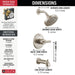T14442-SS Bathroom/Bathroom Tub & Shower Faucets/Tub & Shower Faucet Trim
