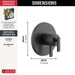 T17042-BL Bathroom/Bathroom Tub & Shower Faucets/Shower Only Faucet Trim